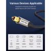 Кабель мультимедійний Optical Toslink 1.0m gray Vention (BAVHF) - Image 8
