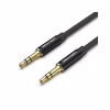 Кабель мультимедийный 3.5mm M to 3.5mm M 1.5m black Vention (BAXBG) - Image 1