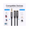 Кабель мультимедійний 3.5mm M to 2x3.5mm F 0.3m Vention (BBSBY) - Image 6