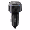 FM модулятор XO BCC17 Car Charger Smart Bluetooth Dual Port PD 30W Чорний (BCC17.black) - Image 3