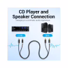 Кабель мультимедійний 2xRCA M to 2xRCA M 1.5m black Vention (BCMBG) - Image 8