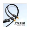 Кабель мультимедійний 2xRCA M to 2xRCA M 1.5m black Vention (BCMBG) - Image 10