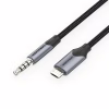 Кабель мультимедийный Micro 5P M to 3.5mm M 1.0m (4pin) black Vention (BDGBF) - Image 1