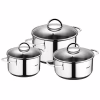 Набор посуды Bergner Classic 1.7 л, 2.3 л, 3.3 л 6 предметів (BG-6284) - Image 1
