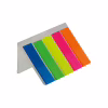 Стікер-закладка Buromax Plastic bookmarks 45x12mm, 5*25шт, neon (BM.2302-98) - Image 2