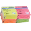 Папір для нотаток Buromax with adhesive layer 76х76мм, 100sheets, NEON colors (BM.2312-98) - Image 2