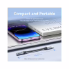 Перехідник Lightning to 3.5mm 0.1m cotton braided aluminum gray Vention (BMBHA) - Image 6