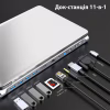 Порт-репликатор Dynamode 11-in-1 USB-C to HDTV 4K/30Hz, VGA, 1хUSB3.0, RJ45, Type-C PD, Audio, SD/MicroSD (BYL-2003) - Image 8