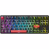 Клавіатура Keychron C3 Pro 87Key K pro Red RGB QMK Hot-swap USB UA Black (C3PH1_KEYCHRON) - Image 1