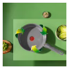 Сотейник Tefal Renewal, 24см, алюміній, бакеліт, скло, сірий (C4263243) - Image 3