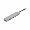 Концентратор USB 3.1 Type-C to USB Hub, HDMI, Card Reader (SD, micro SD) PowerPlant (CA912094) - Image 1