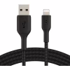 Дата кабель USB 2.0 AM to Lightning 1.0m black Belkin (CAA002BT1MBK) - Image 1
