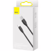 Дата кабель USB 2.0 AM to Lightning 2.0m 2.4A Jelly Liquid Silica Gel Black Baseus (CAGD000101) - Image 4