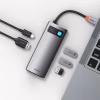 Концентратор Baseus USB3.1 Type-C to USB Type C PD 100W/HDMI 4K 60 Hz/3*USB 3.2 Gen1/ 5in1 (CAHUB-CX0G) - Image 9