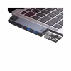 Концентратор Baseus USB-C Thunderbolt 7-in-1 2xUSB 3.0 + 1xUSB-C PD + HDMI 4K60Hz + SD/TF + 1xRJ45 1000Mbps gray (CAHUB-L0G) - Image 7
