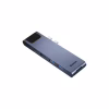 Концентратор Baseus USB-C Thunderbolt 7-in-1 2xUSB 3.0 + 1xUSB-C PD + HDMI 4K60Hz + SD/TF + 1xRJ45 1000Mbps gray (CAHUB-L0G) - Image 1