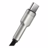 Дата кабель USB 3.1 AM to USB-C 0.25m 6.0A 66W Cafule Series Metal Black Baseus (CAKF000001) - Image 4