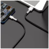 Дата кабель USB 3.1 AM to USB-C 0.25m 6.0A 66W Cafule Series Metal Black Baseus (CAKF000001) - Image 9