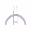 Дата кабель USB-C to Lightning 2.0m 20W purple Baseus (CALD000105) - Image 1