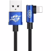 Дата кабель USB 2.0 AM to Lightning 2.0m 1.5A 90° corner blue Baseus (CALMVP-A03) - Image 1