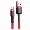 Дата кабель USB 2.0 AM to USB-C 1.0m Cafule 3A red+red Baseus (CATKLF-B09) - Image 2