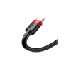 Дата кабель USB 2.0 AM to USB-C 2.0m 2A red-black Baseus (CATKLF-C91) - Image 2