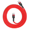Дата кабель USB-C to USB-C 1.0m USB 3.1 3A red Baseus (CATKLF-G09) - Image 1