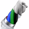 Дата кабель USB-C to Lightning 1.0m Cafule Metal PD 20W white Baseus (CATLJK-A02) - Image 8