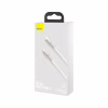 Дата кабель USB-C to Lightning 2.0m Cafule Metal PD 20W white Baseus (CATLJK-B02) - Image 9