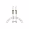 Дата кабель USB-C to Lightning 2.0m Cafule Metal PD 20W white Baseus (CATLJK-B02) - Image 1