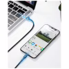 Дата кабель USB-C to Lightning 1.0m 18W 2.1A Cafule Black-Grey Baseus (CATLKLF-G1) - Image 8