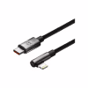 Дата кабель USB-C to Lightning 1.0m 20W 90° corner black Baseus (CAVP000201) - Image 3