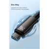 Дата кабель USB-C to USB-C 1.0m 240W Black Baseus (CAWJ040001) - Image 11