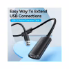 Дата кабель USB 2.0 AM/AF 5.0m Active black Vention (CBKBJ) - Image 2