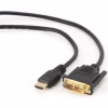 Кабель мультимедийный HDMI M to DVI M 3.0m 18+1pin Cablexpert (CC-HDMI-DVI-10) - Image 1