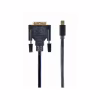 Кабель мультимедійний miniDisplayPort M to DVI M 1.8m 24+1pin Cablexpert (CC-mDPM-DVIM-6) - Image 1