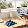 Зарядний пристрій Baseus GaN5 Pro Fast Charger 2C+U 140W + Cable 1.0m Type-C 240W white (CCGP100202) - Image 11