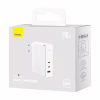 Зарядний пристрій Baseus GaN5 Pro Fast Charger 2C+U 140W + Cable 1.0m Type-C 240W white (CCGP100202) - Image 7