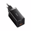Зарядное устройство Baseus 2xUSB-C 65W + 1xUSB GaN + cable USB-C to USB-C 100W 1.0m black (CCGP120201) - Image 3