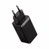 Зарядное устройство Baseus 2xUSB-C 65W + 1xUSB GaN + cable USB-C to USB-C 100W 1.0m black (CCGP120201) - Image 4
