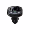 FM модулятор Baseus T Shaped S-09A 2 х USB Type-A, microSD Black (CCMT000001) - Image 1