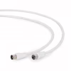 Кабель телевізійний 75 Ом 1.8m white Cablexpert (CCV-515-W) - Image 1