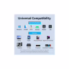 Переходник USB-C to RJ45 Ethernet 1000Mbps gray Vention (CFQHB) - Image 9