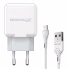 Зарядний пристрій Grand-X USB 5V 2,1A White + cable USB -> micro USB, Cu (CH-03UMW) - Image 1