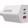 Зарядний пристрій Canyon HEXAGON 65 GaN 65W 2xPD 1xQC EU White (CND-CHAHEX65W) - Image 5