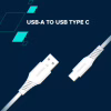 Дата кабель USB 2.0 AM to USB-C 1.2m 18W White Canyon (CNS-AC18SC12W) - Image 2