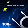 Дата кабель USB-C to USB-C 1.2m CC100SC 100W White Canyon (CNS-CC100SC12W) - Image 3