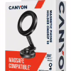 Універсальний автотримач Canyon Magnetic phone holder OnGrip 10 aluminum Black (CNS-CCHM10) - Image 7