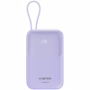 Батарея універсальна Canyon 10000mAh OnPower 101 PD/22.5W built-in cable Purple (CNS-CPB101PU) - Image 1