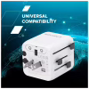 Перехідник Canyon Travel Adapter OnTour One EU/UK/US/AUS White (CNS-TA1005W) - Image 8